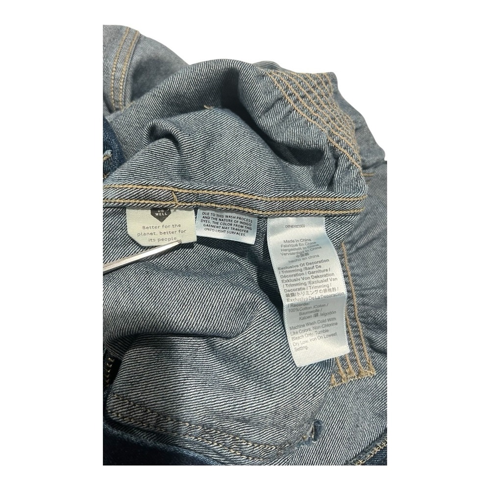 Madewell Denim Patch Pocket Coverall Jumpsuit XS Amfield Wash Womens - Picture 12 of 13